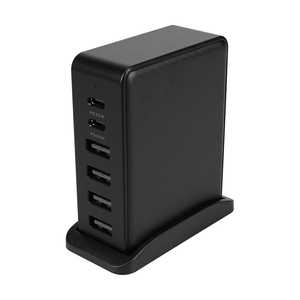 OWLTECH AC充電器 ［6ポート /USB Power Delivery対応 /Smart IC対応］ ブラック OWL-APD64C2A4-BK
