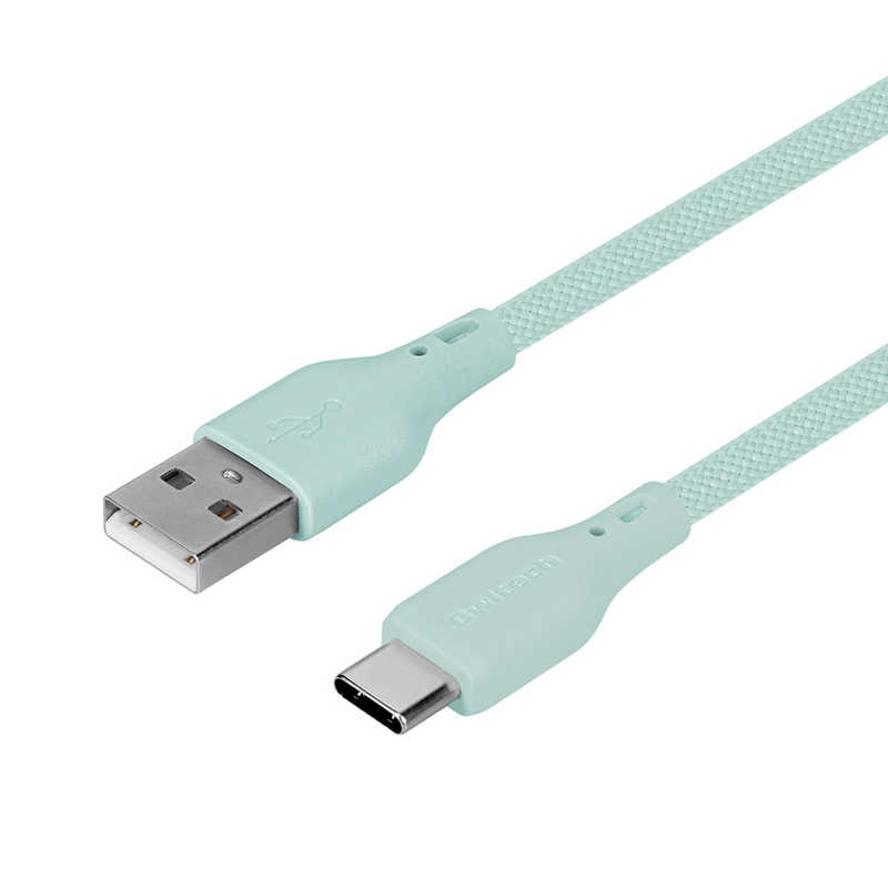 OWLTECH OWLTECH USB Type-A to USB Type-C シリコンケーブル 超やわらかで断線に強い 耐屈曲3万回以上 急速充電3A/データ転送 アイスミントブルー OWL-CBSRCA15-IB OWL-CBSRCA15-IB