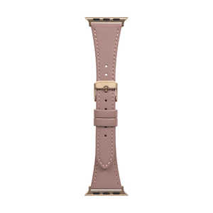 OWLTECH Apple Watch(38/40/41mm)用 ニュアンスカラー スリムレザーバンド 「mignonne(ミニョン)」 アッシュローズ OWLMINAWBS02AR