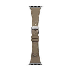 OWLTECH Apple Watch(38/40/41mm)用 ニュアンスカラー スリムレザーバンド 「mignonne(ミニョン)」 モカ OWLMINAWBS02MO