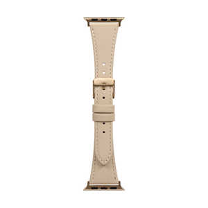OWLTECH Apple Watch(38/40/41mm)用 ニュアンスカラー スリムレザーバンド 「mignonne(ミニョン)」 ナチュラル OWLMINAWBS02NA