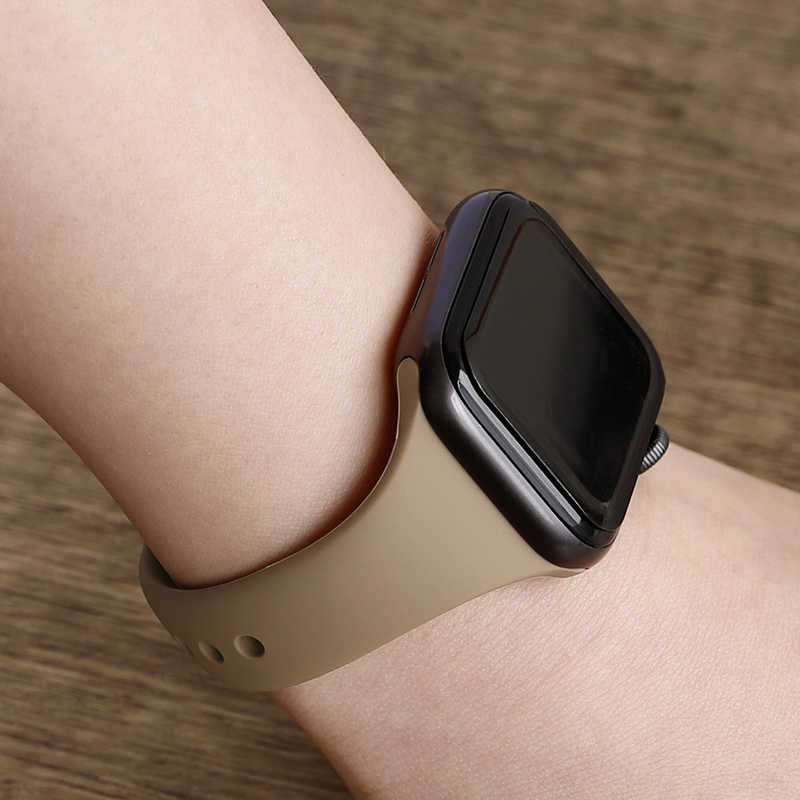 OWLTECH OWLTECH Apple Watch(38/40/41mm)用 ニュアンスカラー スリムシリコンバンド 「mignonne(ミニョン)」 セージグリーン OWLMINAWBS03SA OWLMINAWBS03SA