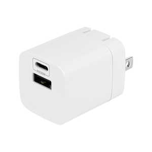 OWLTECH USB Type-C×1 USB Type-A×1 AC[d m2|[g /USB Power DeliveryΉ /Smart ICΉ /GaN(KE) ̗pn zCg OWL-APD30C1A1R-WH