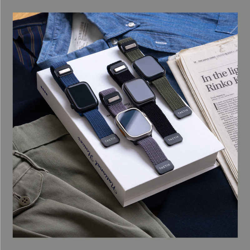 OWLTECH OWLTECH Apple Watch(42/44/45/49mm)用 タクティカルカラー マグネティックループ 「TACT IX(タクトナイン)」 カーキグリーン OWLTACAWBL05KH OWLTACAWBL05KH