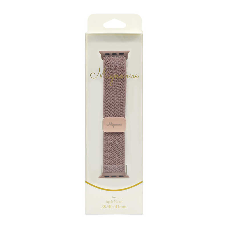 OWLTECH OWLTECH Apple Watch(38/40/41mm)用 ニュアンスカラー マグネティックループ 「mignonne(ミニョン)」 ロゼピンク OWLMINAWBS04PK OWLMINAWBS04PK