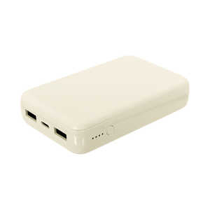 OWLTECH モバイルバッテリー 10000mAh USB Type-C入出力/USB Type-A出力 低電流モード搭載 ［3ポート］ キナリ OWL-LPB10012-KI