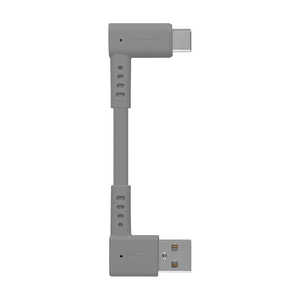 OWLTECH USB Type-A to USB Type-C L字コネクター ケーブル 超ショートで断線に強い 耐屈曲3万回以上 急速充電3A/データ転送対応 グレー OWL-CBKTC1LR-GY OWLTECH USB Type-A to USB Type-C L字コネクター ケーブル 超ショートで断線に強い 耐屈曲3万回以上 急速充電3A/データ転送対応 グレー OWL-CBKTC1LR-GY