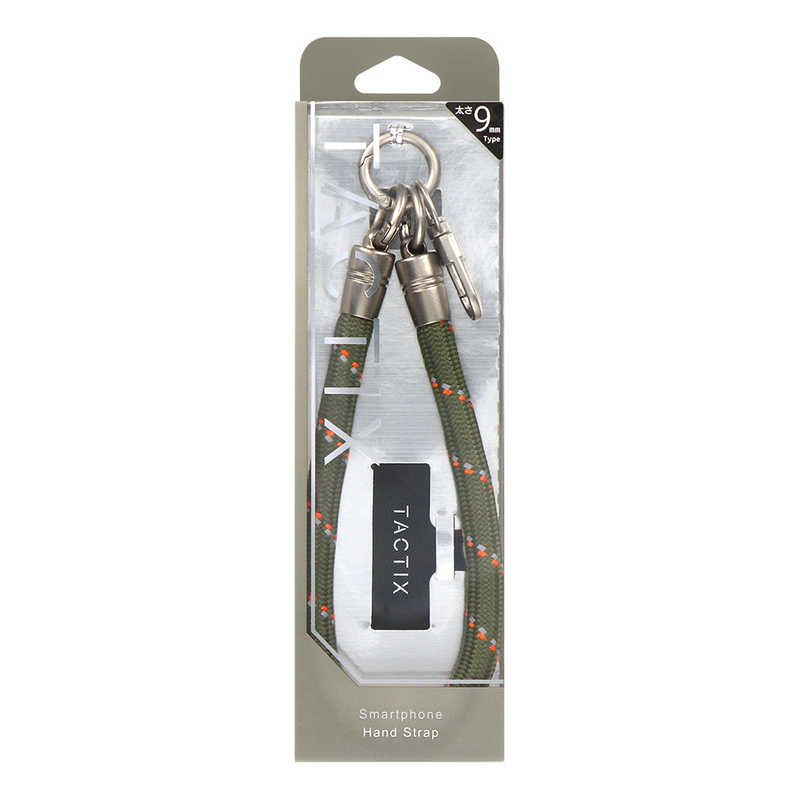 OWLTECH OWLTECH スマートフォン用 ハンドストラップ(9mm径) TACTIX(タクトナイン) カーキ OWL-HSTAC01W-KH OWL-HSTAC01W-KH