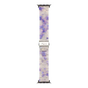 OWLTECH Apple Watch(40/41/42mm)用 キャンディレジンストラップ 『Mignonne(ミニョン)』シリーズ アイスラベンダー OWL-AWBSMIN05-PU