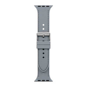 OWLTECH Apple Watch(40/41/42mm)用 レザーライクシリコンバンド 『Mignonne(ミニョン)』シリーズ ベイビーブルー OWL-AWBSMIN06-BL