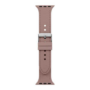 OWLTECH Apple Watch(40/41/42mm)用 レザーライクシリコンバンド 『Mignonne(ミニョン)』シリーズ アッシュローズ OWL-AWBSMIN06-PK