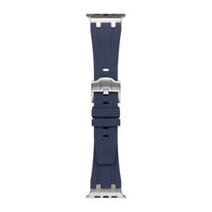 OWLTECH Apple Watch(44/45/46/49mm)用 タクティカルシリコンラバーバンド 『TACTIX(タクトナイン)』シリーズ ネイビー OWL-AWBLTAC06-NV