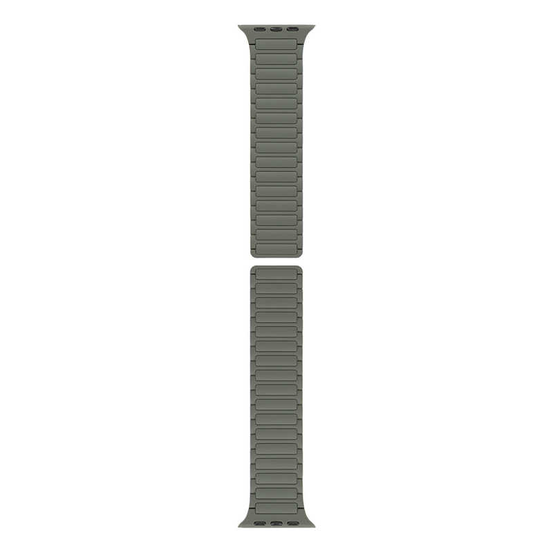 OWLTECH OWLTECH Apple Watch(44/45/46/49mm)用 ハイパーマグネティックシリコンバンド 『TACTIX(タクトナイン)』シリーズ ダークセージ OWL-AWBLTAC07-SA OWL-AWBLTAC07-SA