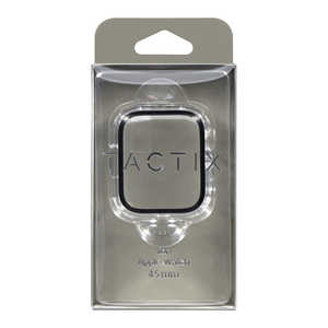 OWLTECH Apple Watch用画面保護ガラス一体型ケース TACTIX(タクトナイン) OWL-AWCVTAC45-CL OWLTECH Apple Watch用画面保護ガラス一体型ケース TACTIX(タクトナイン) OWL-AWCVTAC45-CL