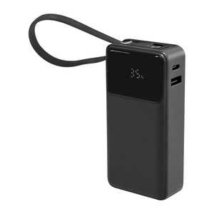 OWLTECH USB Type-CP[ǔ^ 10000mAh őPD30WΉ USB Type-Co USB Type-Ao oCobe[ ubN OWL-LPB10026C-BK