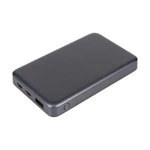 OWLTECH 10000mAh �ő�PD20W�o�͑Ή� USB Type-C���o��/USB Type-A�o�� ���o�C���o�b�e���[ �A�C�X�O���t�@�C�g OWL-LPB10028-GY