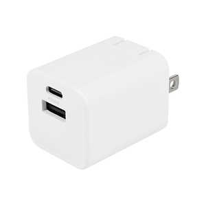 OWLTECH AC[d USB Type-C×1 USB Type-A×1 m2|[g / USB Power DeliveryΉ / Smart ICΉ / GaN(KE) ̗pn zCg OWL-APD20C1A1G-WH
