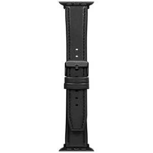 OWLTECH VORGAL スムースレザーバンド for Apple Watch(44/45/46/49mm) ブラック OWL-AWBLVRG01-BK OWLTECH VORGAL スムースレザーバンド for Apple Watch(44/45/46/49mm) ブラック OWL-AWBLVRG01-BK