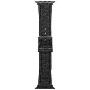 OWLTECH VORGAL シュリンクレザーバンド for Apple Watch(44/45/46/49mm) ブラック OWL-AWBLVRG03-BK OWLTECH VORGAL シュリンクレザーバンド for Apple Watch(44/45/46/49mm) ブラック OWL-AWBLVRG03-BK