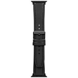 OWLTECH VORGAL スムースレザーバンド for Apple Watch(38/40/41/42mm) ブラック OWL-AWBSVRG01-BK OWLTECH VORGAL スムースレザーバンド for Apple Watch(38/40/41/42mm) ブラック OWL-AWBSVRG01-BK