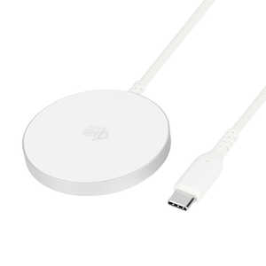 OWLTECH ���C�����X�[�d�� �}�O�l�b�g�� �P�[�u����̌^ Qi2�F�؎擾 Qi2.2�Ή� �ő�25W �z���C�g OWL-MW05-WH