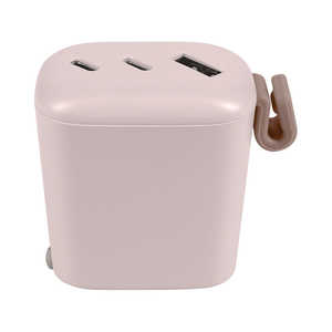 OWLTECH Soft Easy Charger PD65W �uSoft(�\�t�g)�v?���炩���A���΂ɂ���B? �mUSB-C×2 / USB-A×1 / 3�|�[�g�n �s���N�x�[�W�� OWL-AC6501-SFT-PK