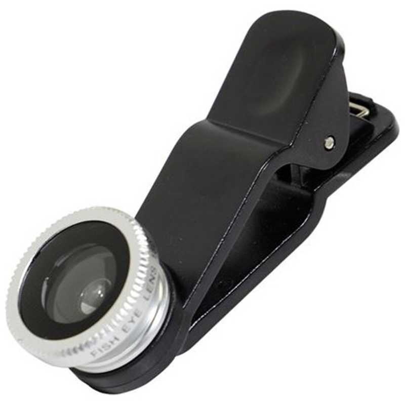 OWLTECH OWLTECH ｽﾏｰﾄﾌｫﾝ対応ｸﾘｯﾌﾟ型ｶﾒﾗﾚﾝｽﾞｾｯﾄ　ｼﾙﾊﾞｰ OWL-MALENS01SI OWL-MALENS01SI
