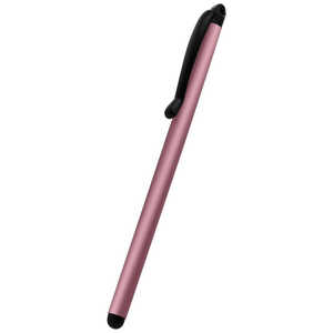 OWLTECH 〔タッチペン:静電式〕 超軽量ストラップホｰル付きスリムタッチペン OWL-TPSE06-PK ピンク