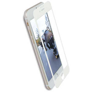 OWLTECH iPhone 8 / 7 6s 6用 フチが欠けない ブルーライトカット 全面保護 強化ガラス アンチグレア OWLGPIP7SFWAB