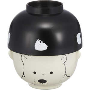 サンアート かわいい食器 モノクロあにまる 汁椀・茶碗 セット SAN33112