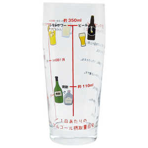 サンアート おもしろ食器 アルコール摂取適量 グラス タンブラー SAN3404