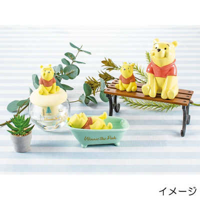 サンアート ディズニー くまのプーさん 貯金箱 高さ13cm おすわり