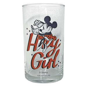 サンアート ディズニー ミニーマウス グラス タンブラー 約160ml Hey Girl SAN40383 サンアート ディズニー ミニーマウス グラス タンブラー 約160ml Hey Girl SAN40383