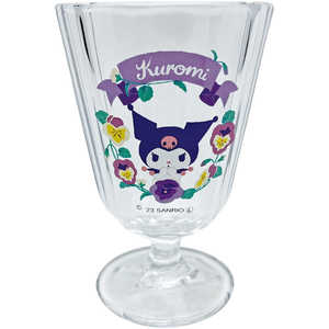 サンアート サンリオ (SANRIO) クロミ グラス 脚付きグラス 約190ml SAN42154 サンアート サンリオ (SANRIO) クロミ グラス 脚付きグラス 約190ml SAN42154