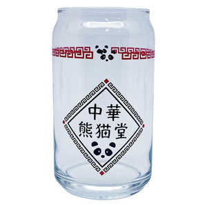 サンアート かわいい食器 缶型 グラス タンブラー 約360ml 中華熊猫堂 SAN4262 サンアート かわいい食器 缶型 グラス タンブラー 約360ml 中華熊猫堂 SAN4262