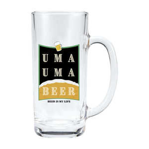 サンアート おもしろ食器 ビアジョッキ ビールジョッキ 約330ml UMAUMA BEER SAN4268