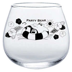 サンアート かわいい食器 ゆらゆらグラス タンブラー 約290ml PARTY BEAR SAN4304 サンアート かわいい食器 ゆらゆらグラス タンブラー 約290ml PARTY BEAR SAN4304