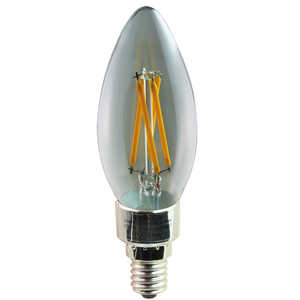 エスティーイー LED電球 DECOLIGHTLEDFilamentBASICCandole(デコライトLED･フィラメントベｰシックキャンドル) クリア [E14/電球色/シャンデリア電球形/全方向] LDC3L-E14/C/27/B/D