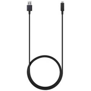 NTTドコモ純正 1.2m[USB-A ⇔ micro USB]ケーブル 充電・転送 ブラック USBケーブルATOB0112MK