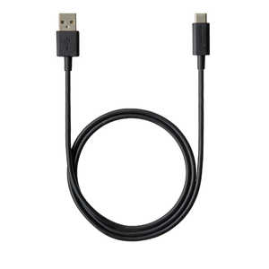 NTT�h�R������ 1.0m[USB-A �� USB-C]�P�[�u�� �[�d�E�]�� �u���b�N USB�P�[�u��ATOC0210M