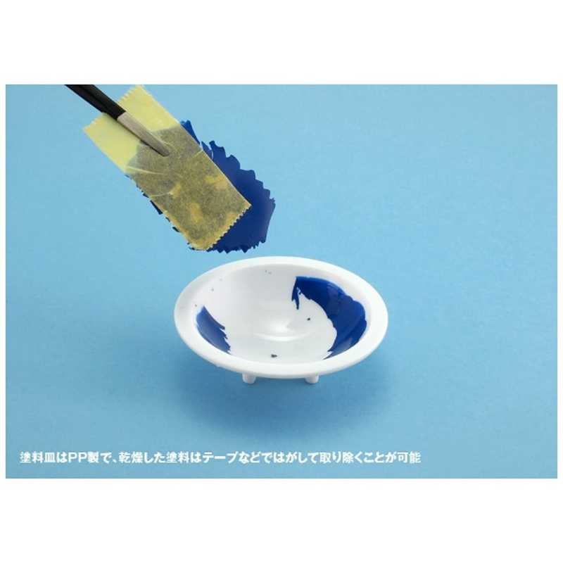 ウェーブ ウェーブ 白い塗料皿(6枚入)(3)平底 シロイトリョウザラヒラ(OM- シロイトリョウザラヒラ(OM-