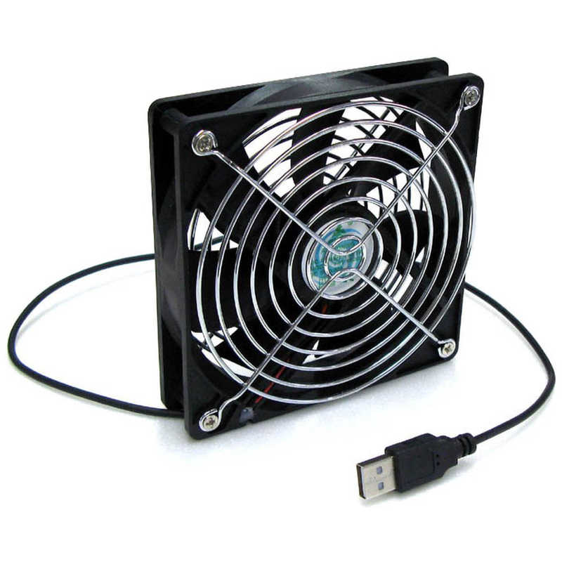 タイムリー タイムリー 〔USB扇風機〕 BIGFAN120U for Men ブラック BIGFAN120UFORMEN BIGFAN120UFORMEN