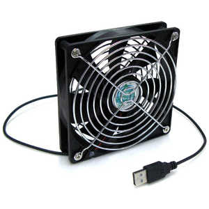 タイムリー 〔USB扇風機〕 BIGFAN120U for Men ブラック BIGFAN120UFORMEN