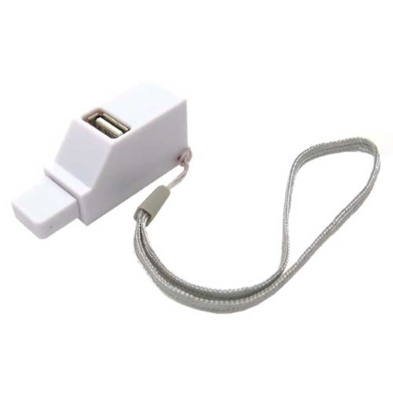 タイムリー タイムリー USB-Aハブ ホワイト [バスパワー /3ポート /USB2.0対応] BLOCK3-WH BLOCK3-WH