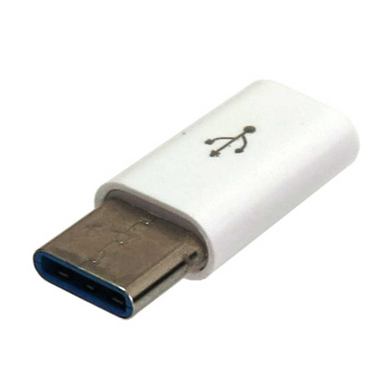 GROOVY GROOVY TypeC 変換アダプタ [ USB microBメス - USB Type-Cオス ] データ通信対応 USB2.0 CAD-P1W CAD-P1W ホワイト CAD-P1W CAD-P1W ホワイト