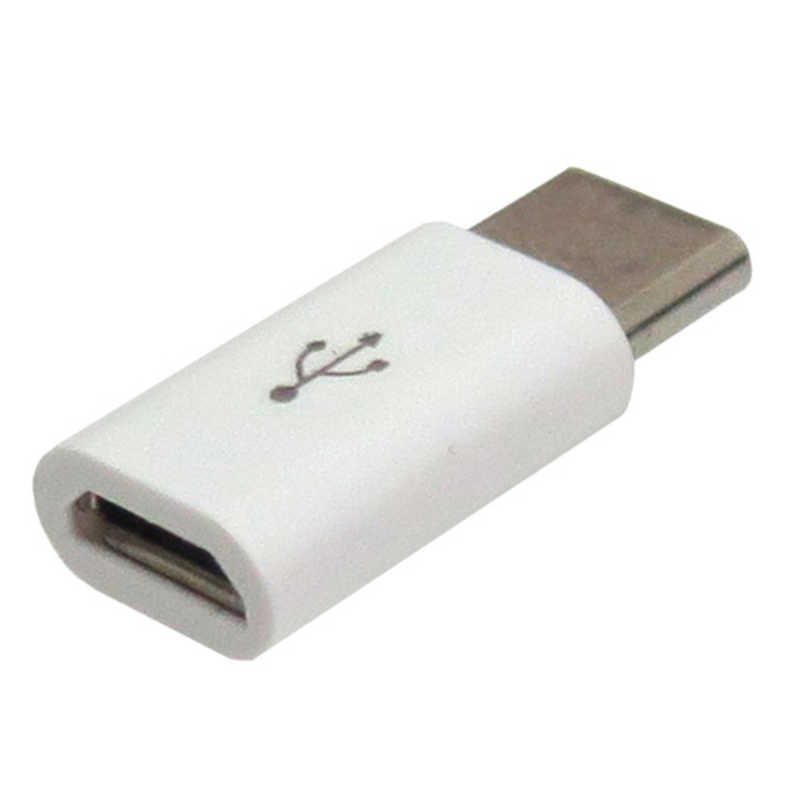 GROOVY GROOVY TypeC 変換アダプタ [ USB microBメス - USB Type-Cオス ] データ通信対応 USB2.0 [ 4個セット] CAD-P4W CAD-P4W ホワイト CAD-P4W CAD-P4W ホワイト