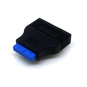 変換名人JAPAN M/B上のUSB3.0ピンヘッダ端子 → USB3.0(A・メス×2) 変換アダプタ MBUSB3 ブラック PD8524 変換名人JAPAN M/B上のUSB3.0ピンヘッダ端子 → USB3.0(A・メス×2) 変換アダプタ MBUSB3 ブラック PD8524