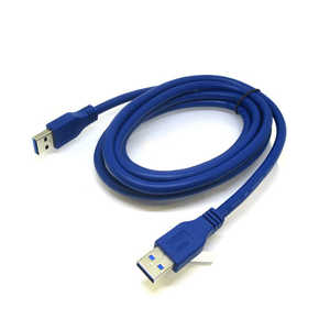 変換名人JAPAN USB-A ⇔ USB-Aケーブル [1.8m /USB3.0] ブルー CA5721