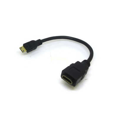 変換名人JAPAN HDMI変換アダプタ ［miniHDMI オス→メス HDMI］ 0.2m