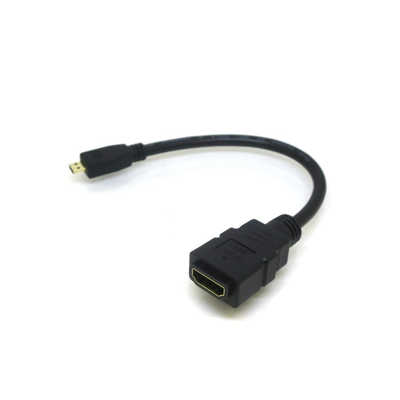 変換名人JAPAN HDMI変換アダプタ ［MicroHDMI オス→メス HDMI］ 0.2m